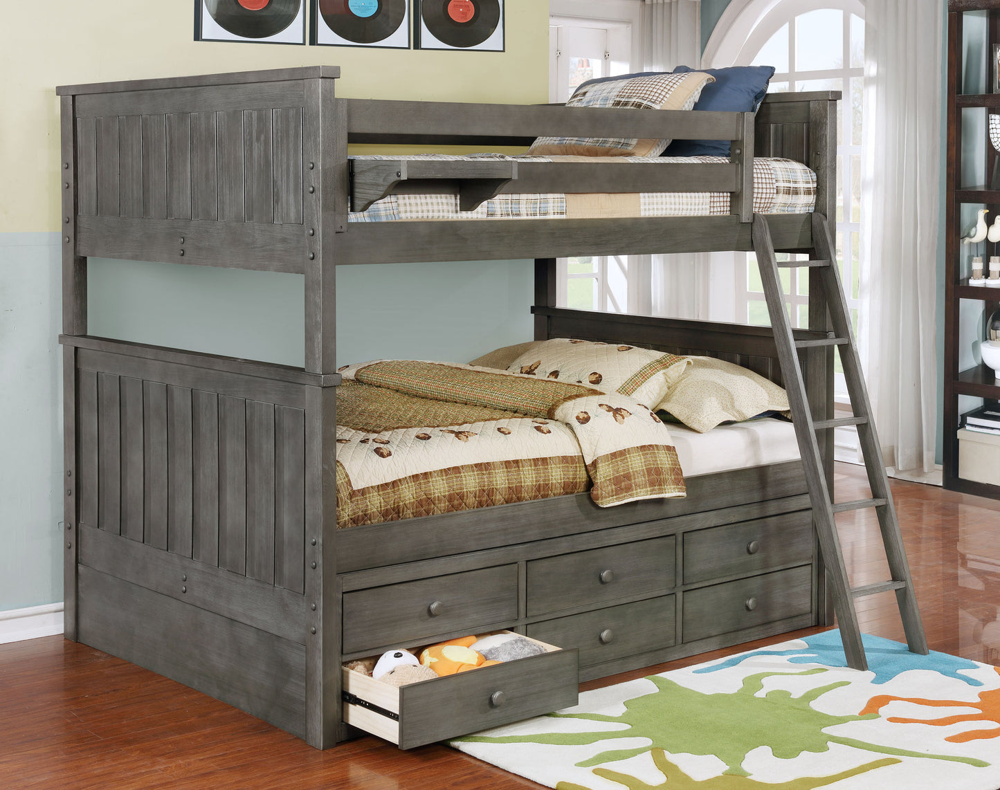 Kids Life Mason Full Over Full Bunk Bed