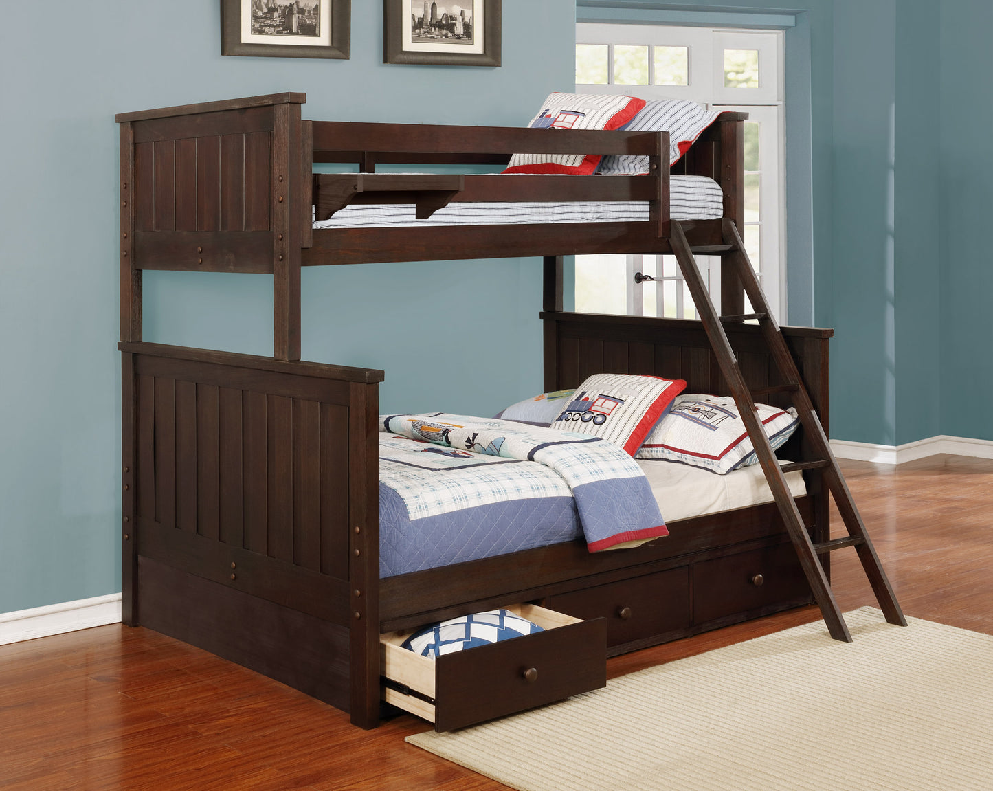 Kids Life Mason Twin over Full Bunk Bed