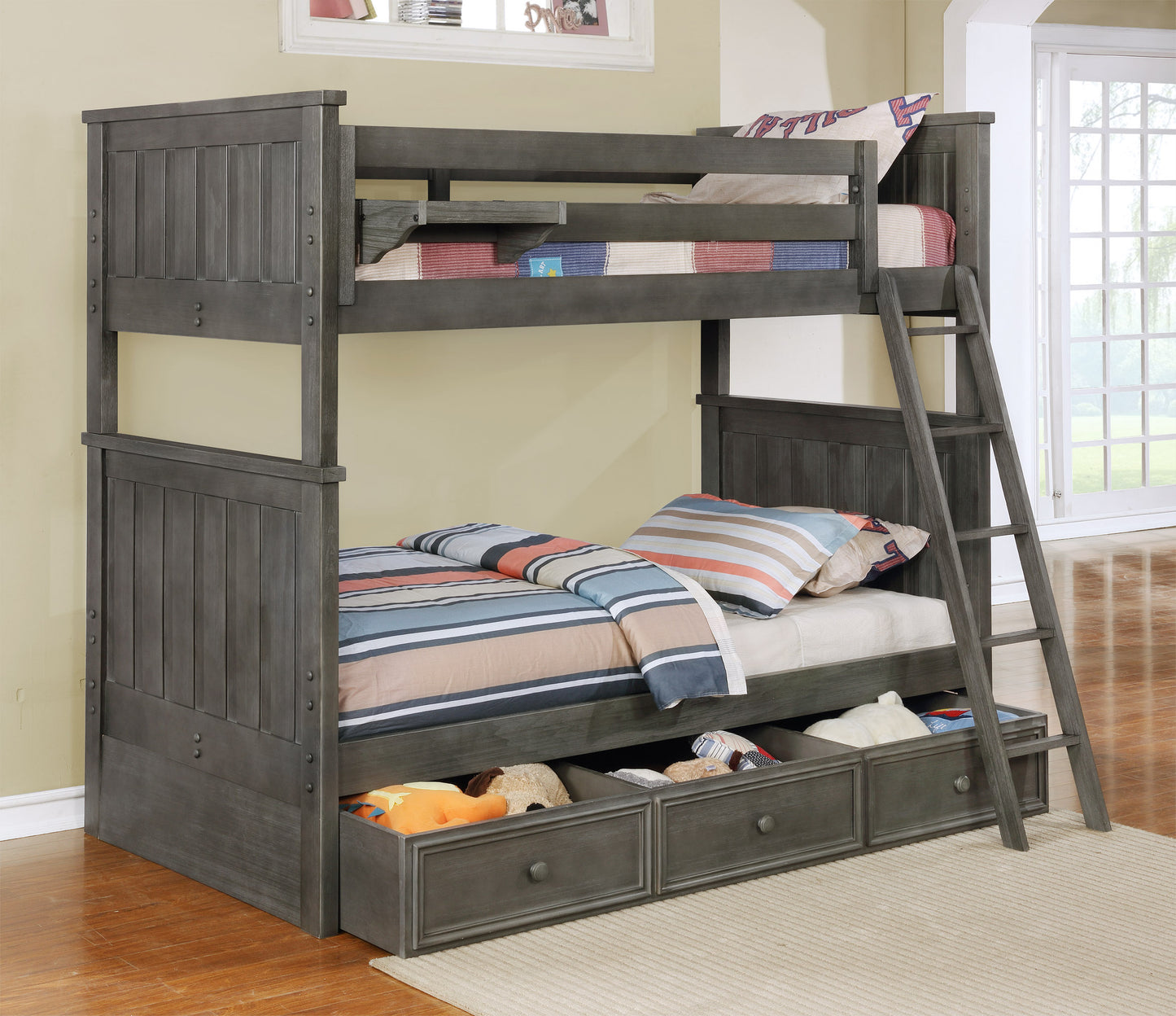 Kids Life Mason Twin Over Twin Bunk Bed