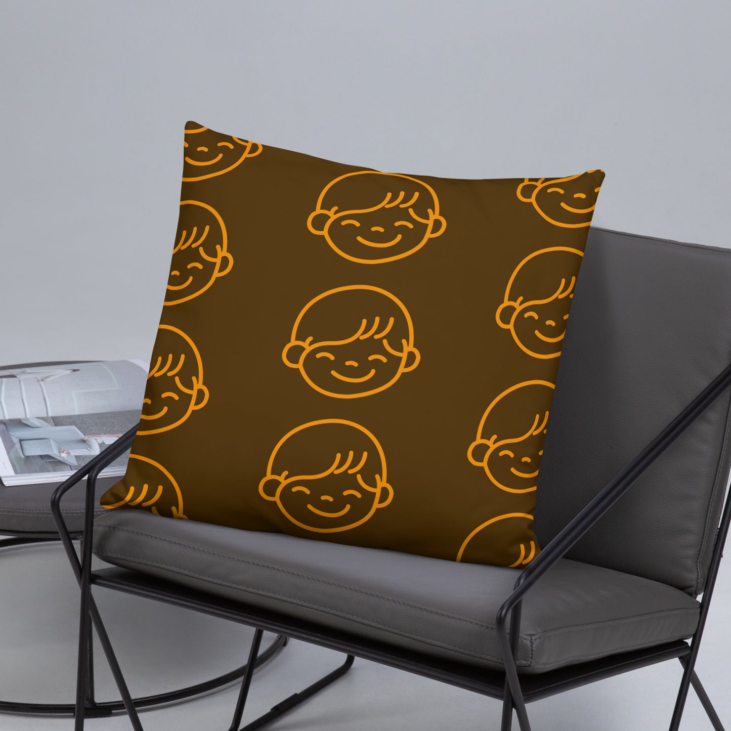 Kids Life Throw Pillows - Chocolate and Orange