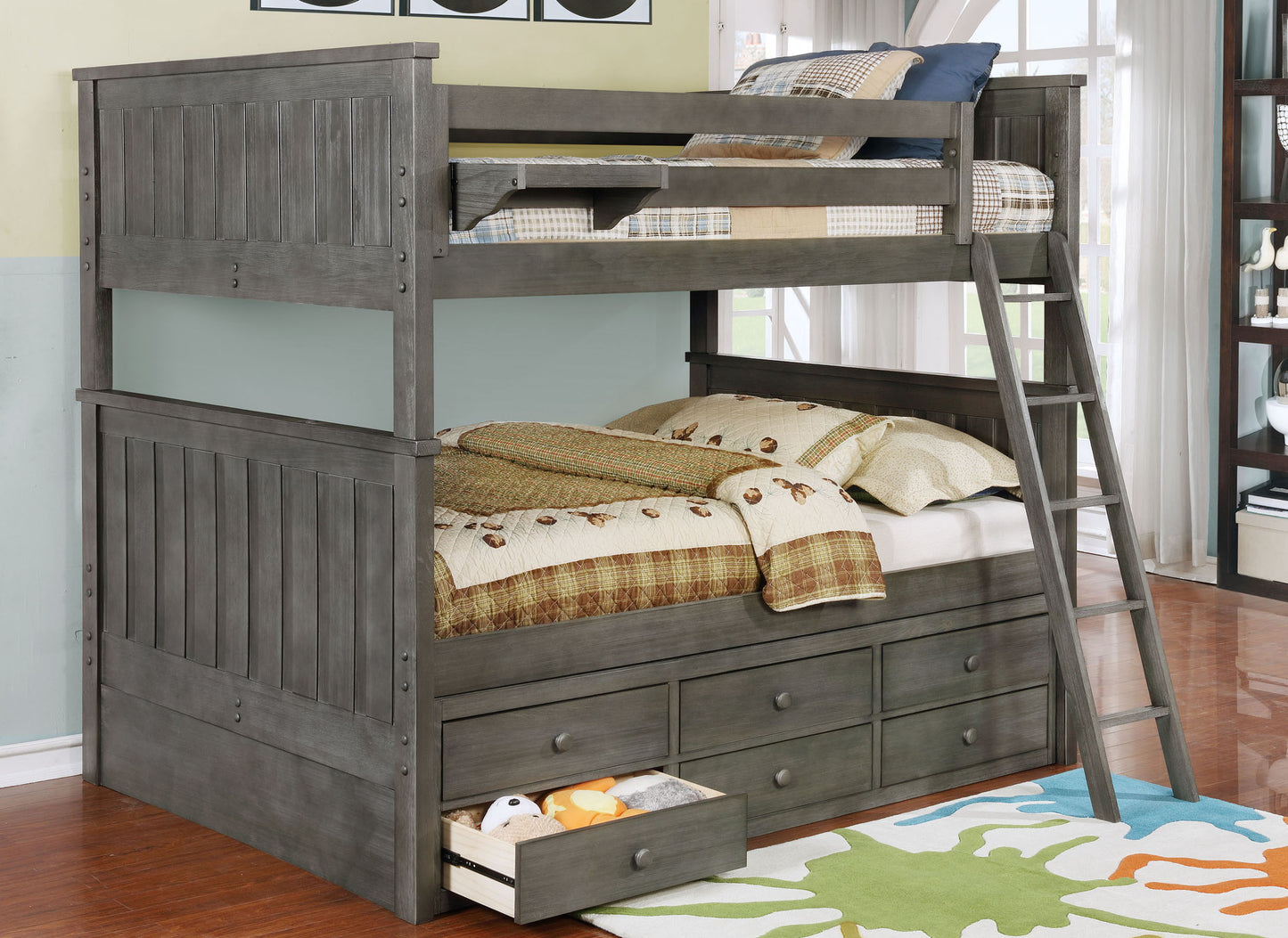 Kids Life Mason Full Over Full Bunk Bed